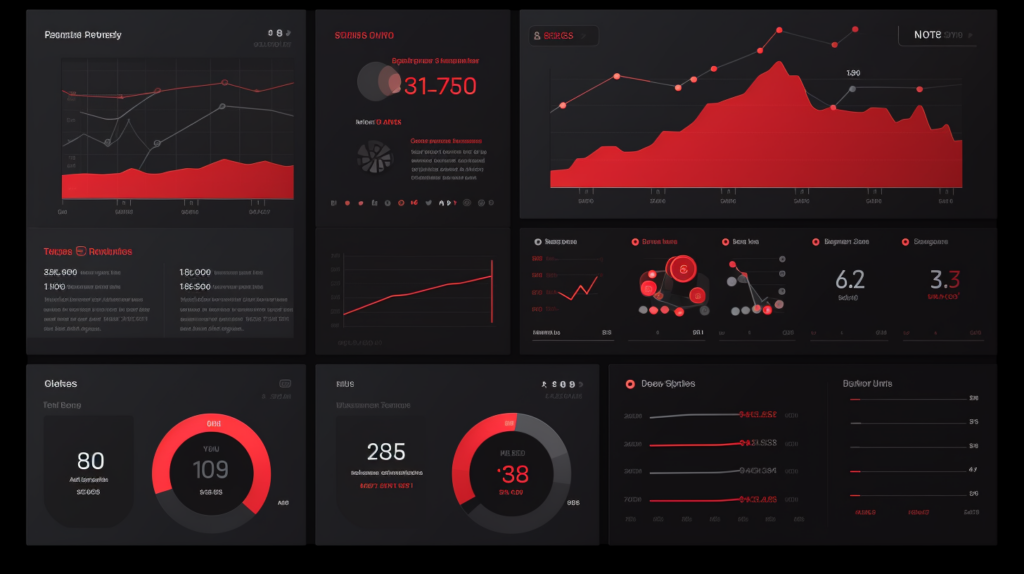 Business dashboard project preview